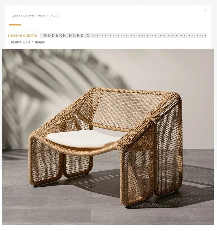 OUTDOOR RATTAN CHAIR