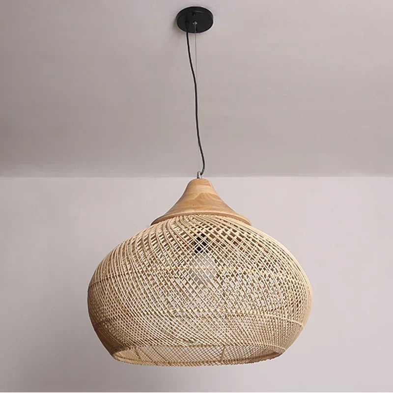 HANDMADE RATTAN LAMPS