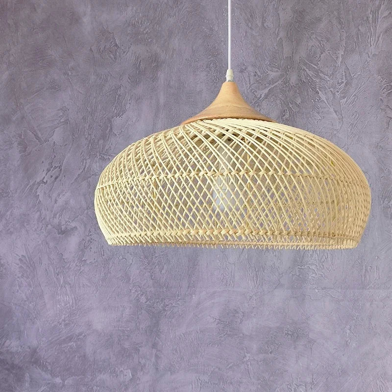 HANDMADE RATTAN LAMPS