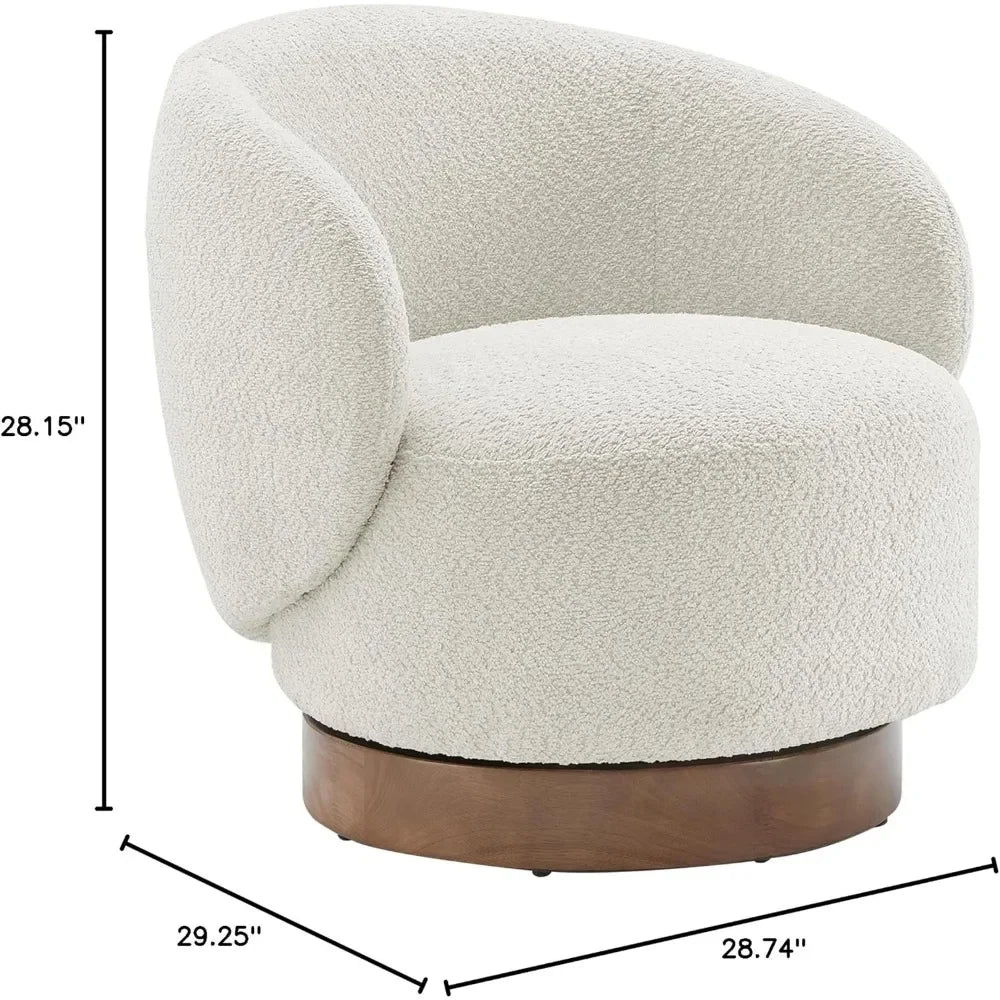 ROUND BARREL ARMCHAIR