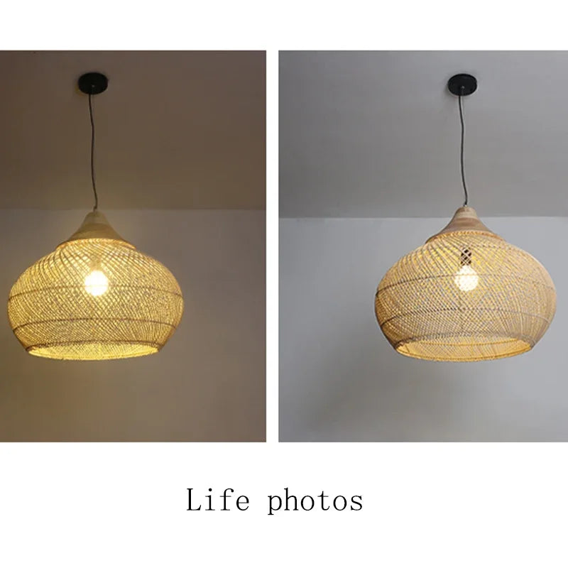 HANDMADE RATTAN LAMPS