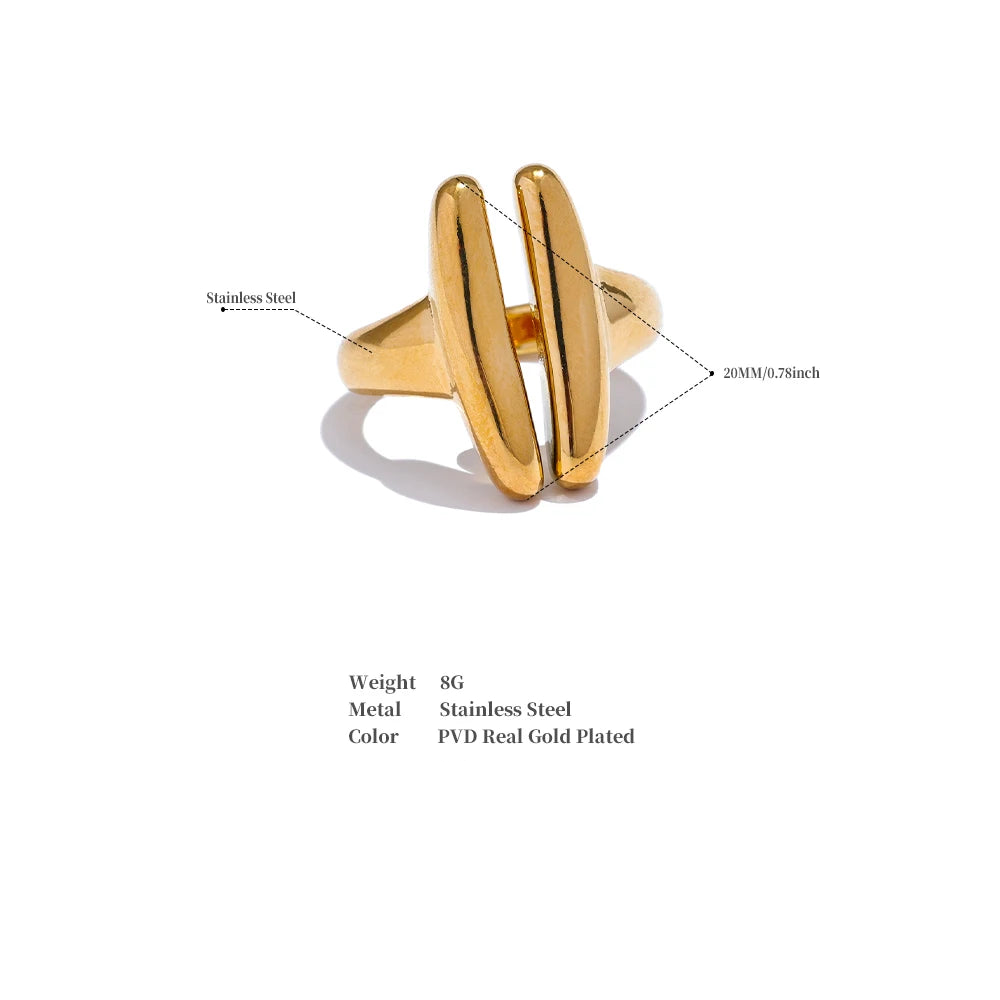 Minimalist Geometric Open Ring