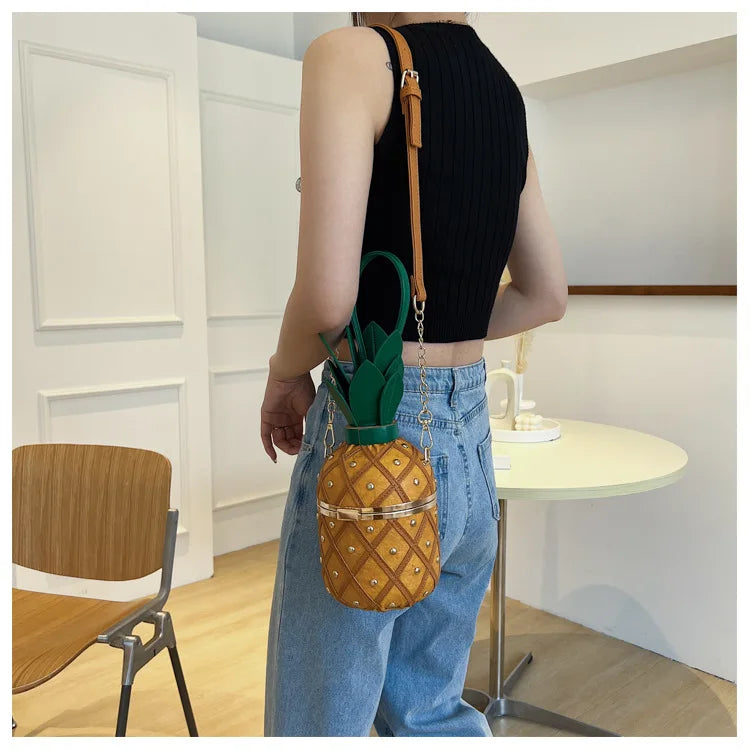 PINAPPLE SHAPE BAG