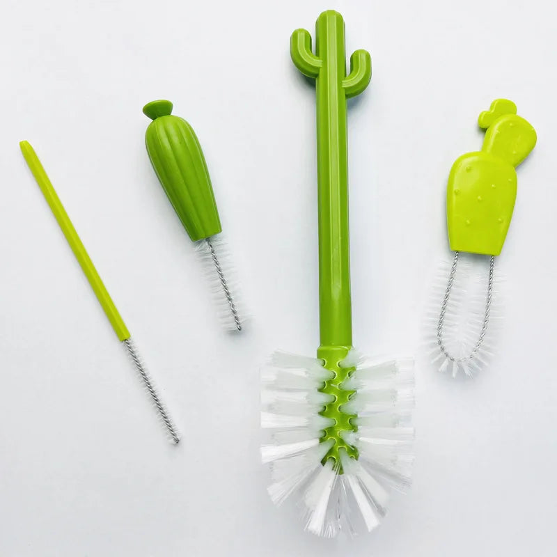 CACTUS 4 PIECE KITCHEN BRUSH SET