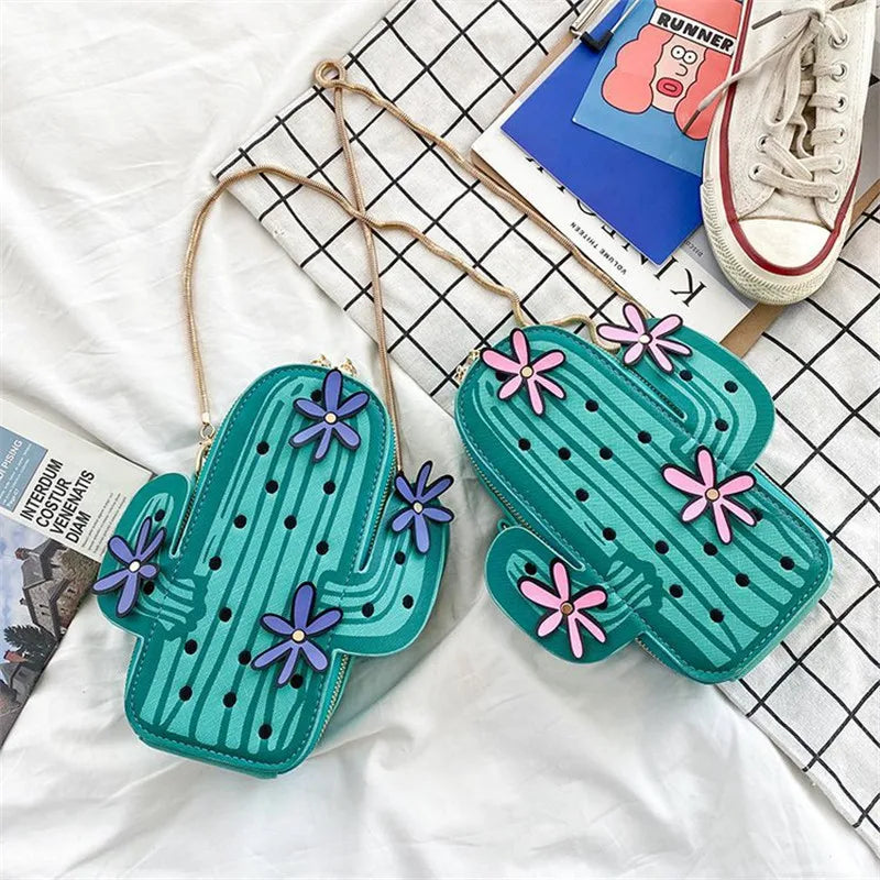 CACTUS SHAPE HANDBAG